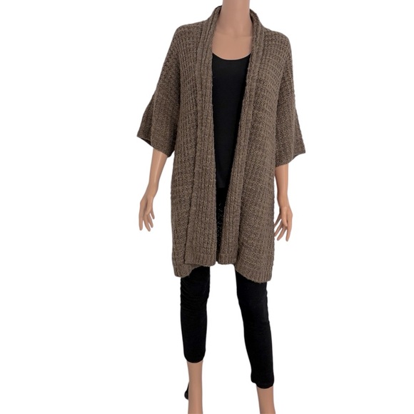 Chicos knit open front wool cardigan size 3 - Picture 1 of 4